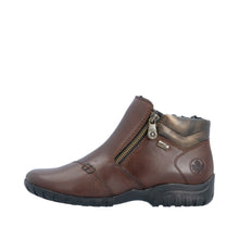 Load image into Gallery viewer, RIEKER - L4655-27 - 2 x ZIP ANKLE BOOT - Brown (Water Resistant) (NEW IN)