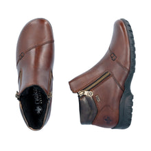 Load image into Gallery viewer, RIEKER - L4655-27 - 2 x ZIP ANKLE BOOT - Brown (Water Resistant) (NEW IN)