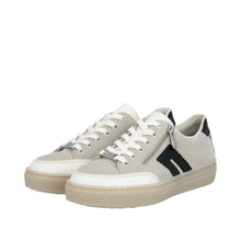 Load image into Gallery viewer, RIEKER - L5903-40 - LACE UP/ZIP SNEAKER TRAINER - Grey