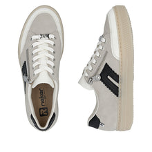 Load image into Gallery viewer, RIEKER - L5903-40 - LACE UP/ZIP SNEAKER TRAINER - Grey
