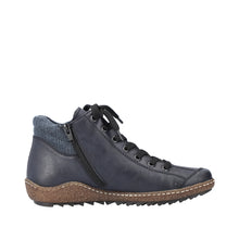 Load image into Gallery viewer, RIEKER - L7514-14 -  LACE UP/ZIP BOOT (Water Resistant) - Blue
