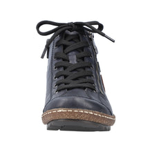 Load image into Gallery viewer, RIEKER - L7514-14 -  LACE UP/ZIP BOOT (Water Resistant) - Blue