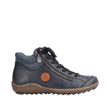 Load image into Gallery viewer, RIEKER - L7514-14 -  LACE UP/ZIP BOOT (Water Resistant) - Blue