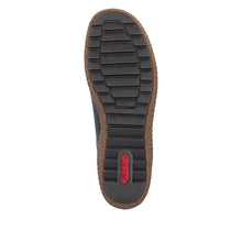 Load image into Gallery viewer, RIEKER - L7562-14 - SLIP-IN SHOE (Water Resistant) - Blue/Burgundy (NEW IN)