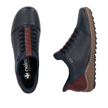 Load image into Gallery viewer, RIEKER - L7562-14 - SLIP-IN SHOE (Water Resistant) - Blue/Burgundy (NEW IN)