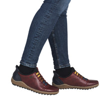 Load image into Gallery viewer, RIEKER - L7562-35 - SLIP ON ANKLE SHOE - Red Combi