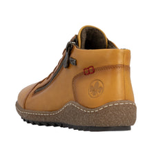 Load image into Gallery viewer, RIEKER - L7563-68 - ZIP/LACE BOOT - Water Resistant - Mustard (NEW IN)