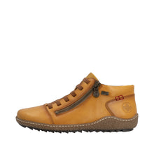 Load image into Gallery viewer, RIEKER - L7563-68 - ZIP/LACE BOOT - Water Resistant - Mustard (NEW IN)