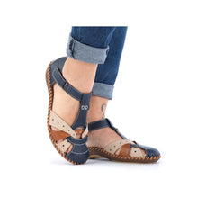 Load image into Gallery viewer, RIEKER - M1655-14 - STRAP SHOE/SANDAL - Navy Multi