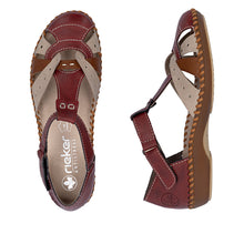Load image into Gallery viewer, RIEKER - M1655-34 - STRAP SHOE/SANDAL - Red Multi