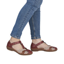 Load image into Gallery viewer, RIEKER - M1655-34 - STRAP SHOE/SANDAL - Red Multi