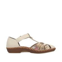 Load image into Gallery viewer, RIEKER - M1655-62 - STRAP SHOE/SANDAL - Beige multi
