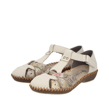 Load image into Gallery viewer, RIEKER - M1655-62 - STRAP SHOE/SANDAL - Beige multi