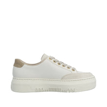 Load image into Gallery viewer, RIEKER - M1912-80 - LACE UP/ZIP SNEAKER TRAINER - Cream