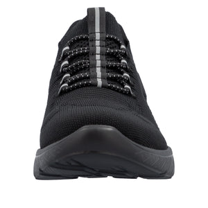 RIEKER - M5066-00 - SLIP ON Ready2Go VEGAN TRAINER - Black