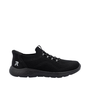 RIEKER - M5066-00 - SLIP ON Ready2Go VEGAN TRAINER - Black