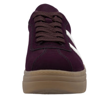 Load image into Gallery viewer, RIEKER - M7601-30 -  LACE UP SNEAKER TRAINER - Burgundy/OffWhite