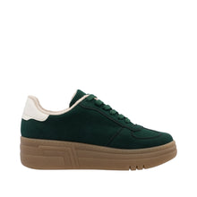 Load image into Gallery viewer, RIEKER - M7602-54 -  LACE UP SNEAKER TRAINER - Green/OffWhite