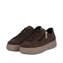 Load image into Gallery viewer, RIEKER - M7701-25 -  LACE UP/ZIP SNEAKER TRAINER - Brown/Bronze  (NEW IN)