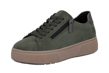 Load image into Gallery viewer, RIEKER - M7701-55 -  LACE UP/ZIP SNEAKER TRAINER - Green/Bronze  (NEW IN)