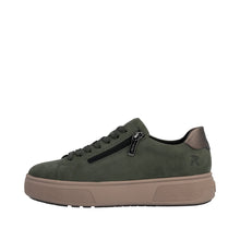 Load image into Gallery viewer, RIEKER - M7701-55 -  LACE UP/ZIP SNEAKER TRAINER - Green/Bronze  (NEW IN)