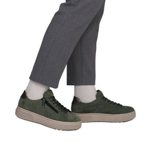 Load image into Gallery viewer, RIEKER - M7701-55 -  LACE UP/ZIP SNEAKER TRAINER - Green/Bronze  (NEW IN)