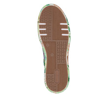 Load image into Gallery viewer, RIEKER - M7711-91 -  LACE UP/ZIP SNEAKER TRAINER - Green Multi