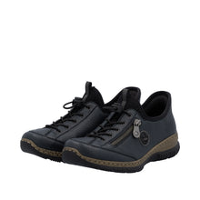 Load image into Gallery viewer, RIEKER - N3267-15 - SLIP ON TRAINER - Blue/Black