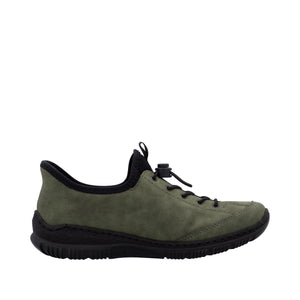 RIEKER - N3267-54 - SLIP ON TRAINER - Green