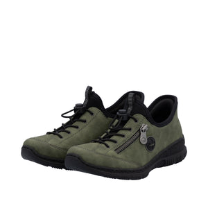 RIEKER - N3267-54 - SLIP ON TRAINER - Green