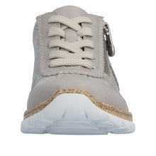 Load image into Gallery viewer, RIEKER - N4221-90 - LACE UP/ZIP TRAINER SHOE - Ice Rose Metallic