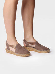 TONI PONS - NURIA - LOW WEDGE ESPADRILLE SANDAL - Taupe