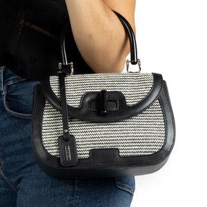 REMONTE - Q0644-01 - HAND/CROSS BODY BAG - Black/Cream