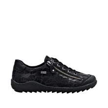Load image into Gallery viewer, REMONTE - R1402-00- ZIP/LACE SHOE (Water Resistant) - Black