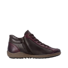 Load image into Gallery viewer, REMONTE - R1454-27 - ZIP/LACE BOOT - Water Resistant - Burgundy/Bronze (NEW IN)