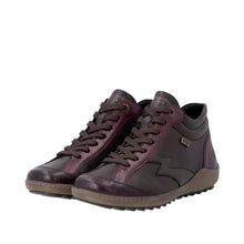 Load image into Gallery viewer, REMONTE - R1454-27 - ZIP/LACE BOOT - Water Resistant - Burgundy/Bronze (NEW IN)