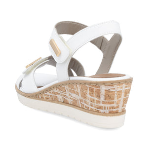 REMONTE - R6266-80 - WEDGE SANDAL - White