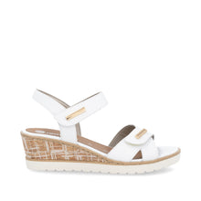 Load image into Gallery viewer, REMONTE - R6266-80 - WEDGE SANDAL - White