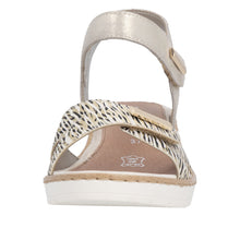 Load image into Gallery viewer, REMONTE - R6266-90 - WEDGE SANDAL - Beige/Gold