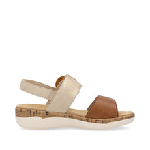 Load image into Gallery viewer, REMONTE - R6853-90 - STRAP SANDAL - Tan/Beige