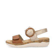 Load image into Gallery viewer, REMONTE - R6853-90 - STRAP SANDAL - Tan/Beige