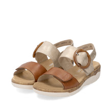 Load image into Gallery viewer, REMONTE - R6853-90 - STRAP SANDAL - Tan/Beige