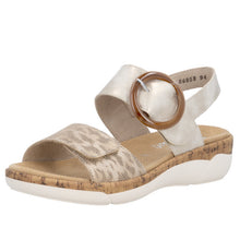 Load image into Gallery viewer, REMONTE - R6853-94 - STRAP SANDAL - Beige Metallic