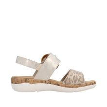Load image into Gallery viewer, REMONTE - R6853-94 - STRAP SANDAL - Beige Metallic