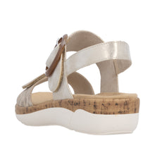 Load image into Gallery viewer, REMONTE - R6853-94 - STRAP SANDAL - Beige Metallic
