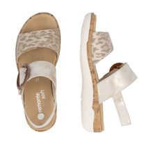Load image into Gallery viewer, REMONTE - R6853-94 - STRAP SANDAL - Beige Metallic