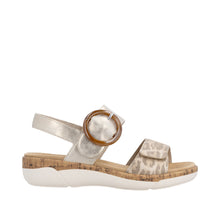 Load image into Gallery viewer, REMONTE - R6853-94 - STRAP SANDAL - Beige Metallic