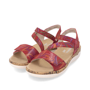 REMONTE - R6860-90 - STRAP SANDAL - Red Multi