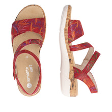 Load image into Gallery viewer, REMONTE - R6860-90 - STRAP SANDAL - Red Multi