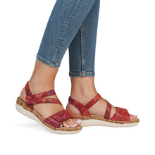 Load image into Gallery viewer, REMONTE - R6860-90 - STRAP SANDAL - Red Multi